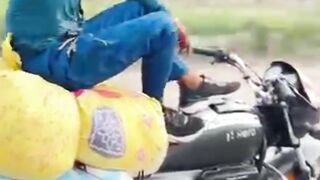 Motorcycle rider balance