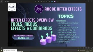 30- AE Overview & Toolbar | Live Class TLCC