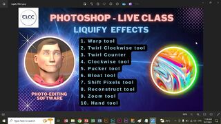 23- Photoshop Liquify Effects | TLCC LIVE CLASS