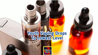 Youth vaping drops to lowest level in a decade