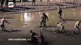 Mud Bowl players celebrate 50 years of the messy football tournament