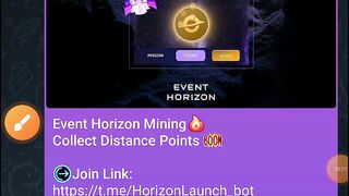 Horizon New Bot project | Same like Blum Bot | Video dekhe join fast | link in the Discription | Join Our Telegram Channel.