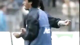 Rare video of the legend Maradona