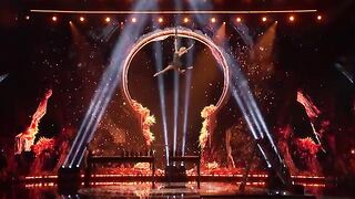 Ballerina Ashlee Montague Balances On Bottles Engulfed In FIRE! | Quarterfinals | AGT 2024