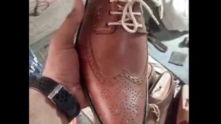 Brown Pure Leather Shoes