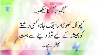 beautiful Urdu quotes//aqwale Zareen //golden words