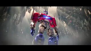 TRANSFORMERS ONE Optimus Prime Middle Finger Scene