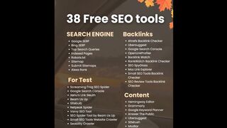 38 Free SEO Tools