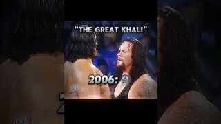 The Great Khali Then Vs Now