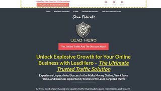 Lead Hero Review - Traffic Solution for Online Success