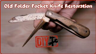 Old Folder Pocket Knife Restoration