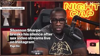 What did shannon sharpe do on live instagram Shannon sharpe video twitter