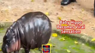 Baby Hippo named Moo becomes viral sensation