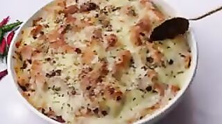 Baked Creamy Chicken Pasta Recipe ????????????