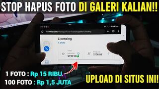 UPLOAD 1 FOTO DIHARGAI RP 15 RIBU - Cara Dapat Uang Dari Internet