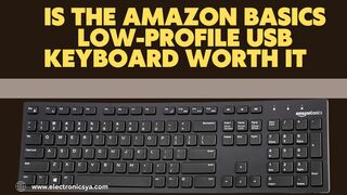 Amazon Basics Low-Profile USB Keyboard