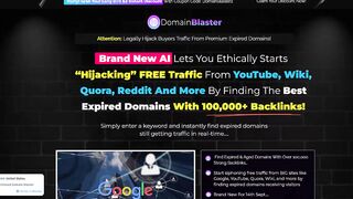 Domain Blaster Review - High-Authority & Traffic Expired Domain Finder