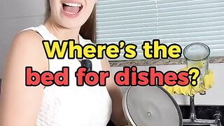 Where's the bed for dishes?