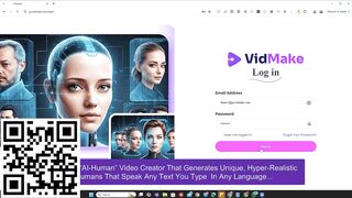 VidMake Review: The World’s First Generative “AI-Human” Spokesperson Video Creator