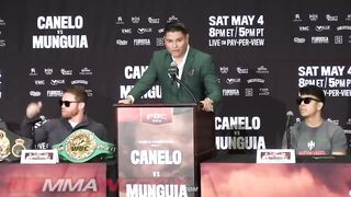 Canelo Álvarez and Oscar De La Hoya almost come to BLOWS