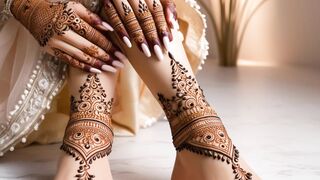 Beautiful mehndi design 35