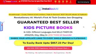 Insta Book AI Review  - Create and Sell eBooks With Autopilot