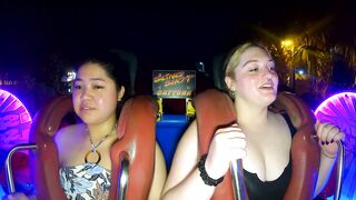 Amazing Slingshot Ride | Slingshot ride  having fun |  Big Boobs 2