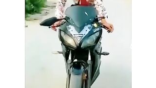 funny bike rider