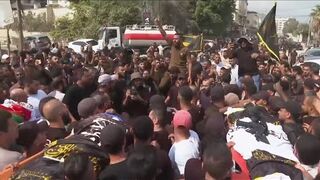 Thousands attend funeral for Palestinian militants killed in West Bank