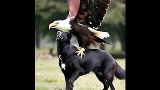 Dog and eagle pair what an idea sir g