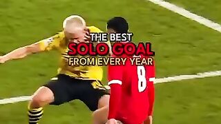 The best solo goal of every year ????????