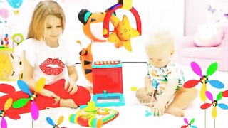 Diana teaches baby Oliver to walk and other funny stories with little brother @kids Diana show