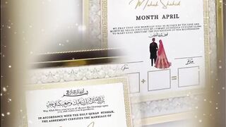 Nikah frame