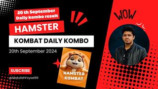 20 September Daily Combo | Hamster Kombat Daily Combo Today