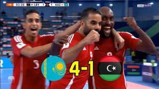 ملخص مباراة ليبيا و كازاخستان كاس العالم داخل الصالات 2024