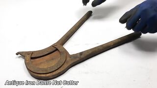 Rusty Antique Iron Betel Nut Cutter - Restoration