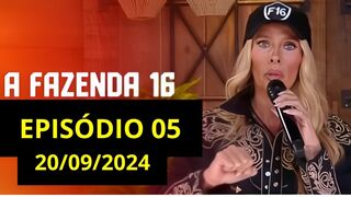 A FAZENDA 20/09/2024 EPISÓDIO 05 COMPLETO