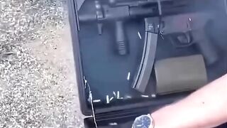 Briefcase gun