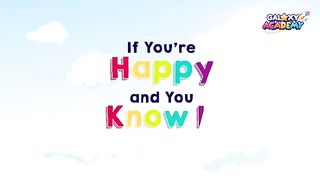 If you're happy