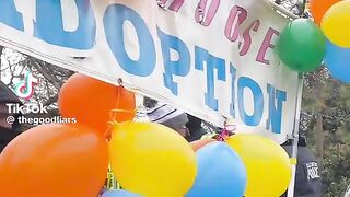 These women at the March For Life had a "Choose Adoption" sign but they did not choose to adopt