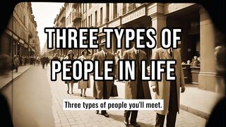 Three Types of People in Life