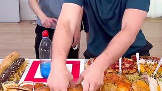 Bottle flip food challenge