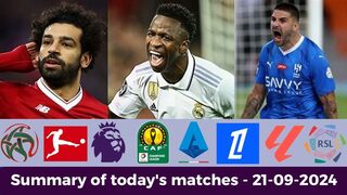 Summary of today's matches / 18-09-2024