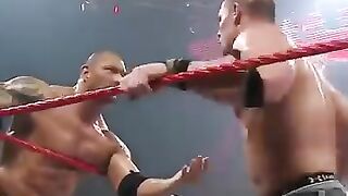 Batista and john cena partner ship match