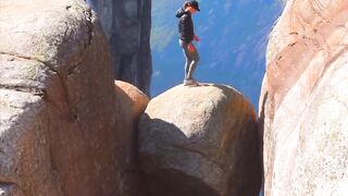 Norway kjerag Mountain Tourist Place