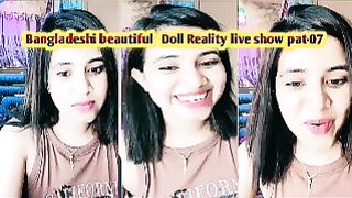 Bangladeshi beautiful Doll Reality live show pat-7