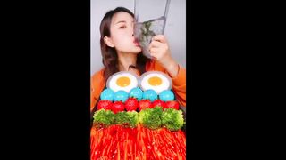 Asmr eating|Eating video|Eating challenge