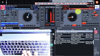 Virtual DJ:  Live Mixing Keyboard Tutorials