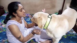 Mum is tired after long day. But Coco need his cuddles. Watch how gets his loving from Mum.