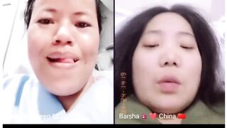 Barsha le tiktok live ma putali khelaudai  mal jhardai